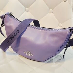 COACH PACE Shoulder Crossbody Bag Light Violet